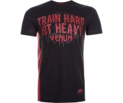 Футболка Venum Train Hard Hit Heavy T-Shirt Black