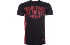 Футболка Venum Train Hard Hit Heavy T-Shirt Black