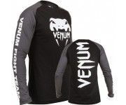 Лонгслив Venum Pro Team 2.0 Long Sleeve T-Shirt Black Grey