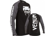 Лонгслив Venum Pro Team 2.0 Long Sleeve T-Shirt Black Grey