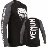 Лонгслив Venum Pro Team 2.0 Long Sleeve T-Shirt Black Grey фото