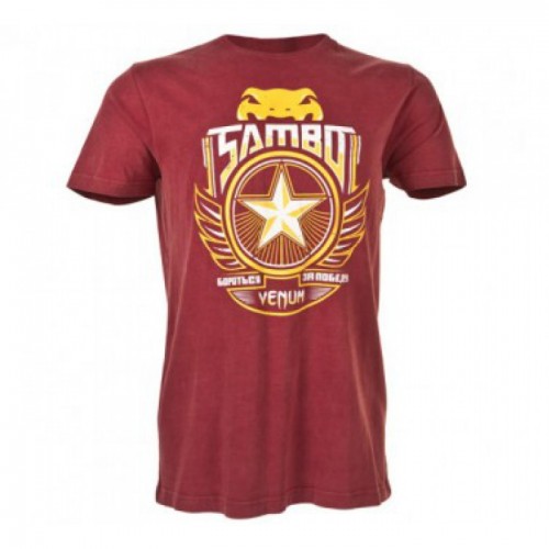 Футболка Venum Sambo T-shirt - Red