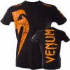 Футболка Venum Giant T-shirt Black Orange  фото 2