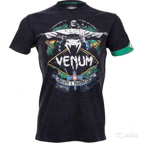 Футболка Venum Rio Spirit T-shirt Black