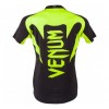 Футболка Venum Hurricane X Fit T-shirt - Black/Neo Yellow  фото 4