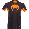 Футболка Venum Hurricane X Fit T-shirt - Black/Neo Orange  фото 3