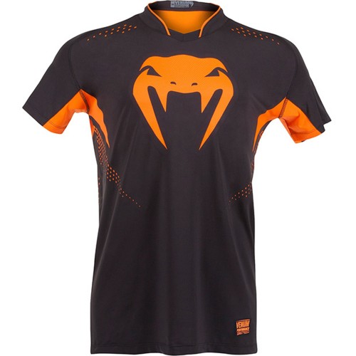 Футболка Venum Hurricane X Fit T-shirt - Black/Neo Orange