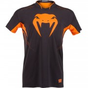 Venum 10306 Футболка Venum Hurricane X Fit T-shirt - Black/Neo Orange фото