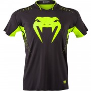 Venum 10307 Футболка Venum Hurricane X Fit T-shirt - Black/Neo Yellow фото