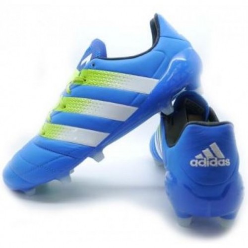 Бутсы Adidas ACE 16.1 FG/AG Leather (синий)