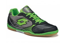 Кроссовки футзал Lotto TACTO II 500 ID (S3982) BLACK/MINT FLUO