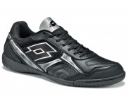 Кроссовки футзал (индоры) мужские Lotto TORCIDA XV ID (S3985) BLACK/SILVER METAL