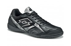 Кроссовки футзал (индоры) мужские Lotto TORCIDA XV ID (S3985) BLACK/SILVER METAL