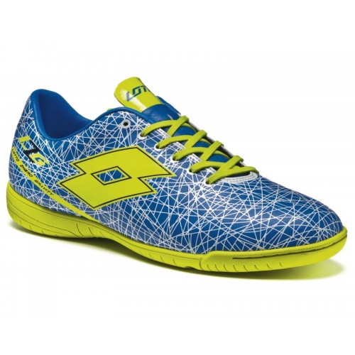 Кроссовки футзал (индоры) мужские Lotto LZG VII 700 ID Blue+yellow