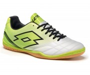 Кроссовки футзал Lotto SPIDER 700 XIII ID (S7176) WHITE/YELLOW SAFETY