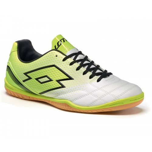 Кроссовки футзал Lotto SPIDER 700 XIII ID (S7176) WHITE/YELLOW SAFETY