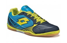 Кроссовки футзал Lotto TACTO II 500 ID BLUE AVIATOR/GREEN ACACIA