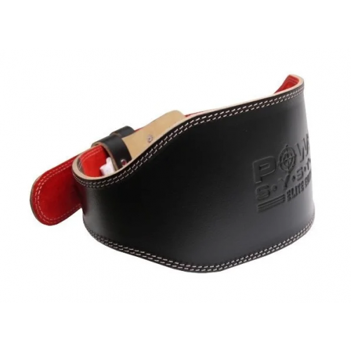 Пояс для тяжелой атлетики Power System Elite PS-3030 Black/Red