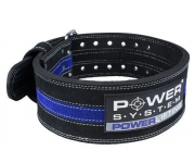 Пояс для пауэрлифтинга Power System Power Lifting PS-3800 Black/Blue