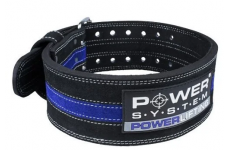 Пояс для пауэрлифтинга Power System Power Lifting PS-3800 Black/Blue