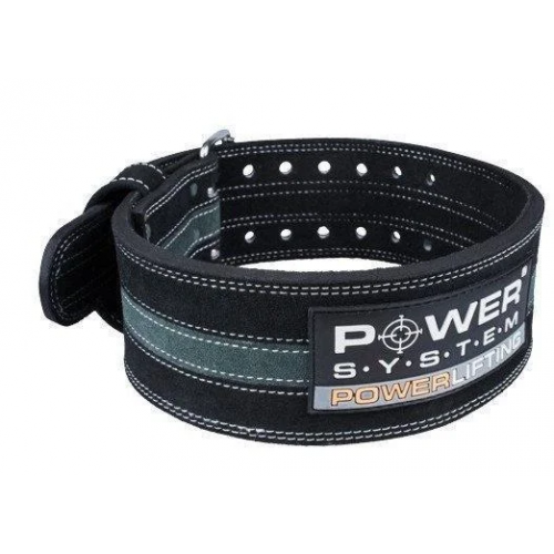 Пояс для пауэрлифтинга Power System Power Lifting PS-3800 Black/Grey