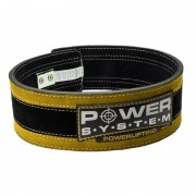 Power System 20868 Пояс для тяжелой атлетики Power System Stronglift PS-3840 Yellow фото
