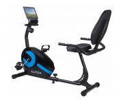 Горизонтальный велотренажер Elitum LX300 Black