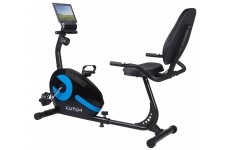 Горизонтальный велотренажер Elitum LX300 Black