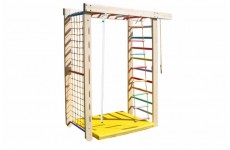 Спортивный комплекс Babygrai с рукоходом-турником из сосны