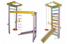 Спортивный уголок Babygrai Трансформер 225см с горкой Белка