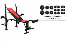 Набор Plenergy Premium 80 кг со скамьей Hop Sport HS-1055