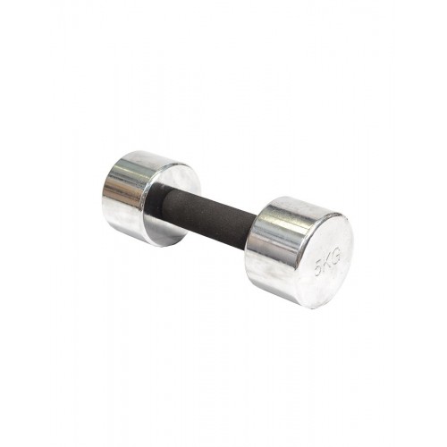 Гантель с мягкой ручкой хромированная HouseFit 5кг DB 305-5
