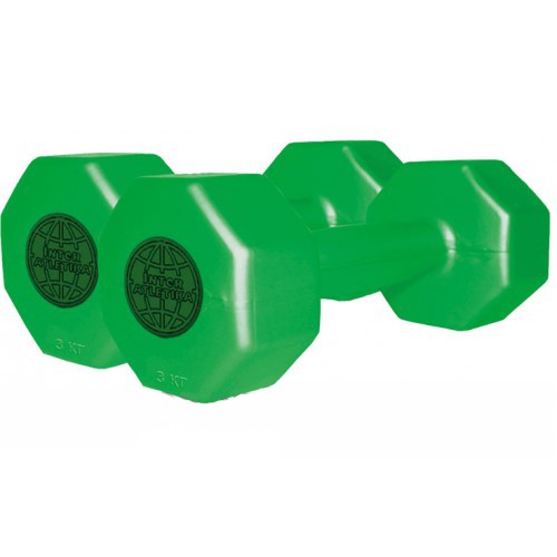 Гантели Inter Atletika пластиковые по 3 кг (2шт.)