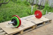 RN Sport 25865 Штанга олимпийская 135 кг с грифом 2.2 метра - 50 мм фото