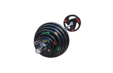 Штанга RN-Sport Fts профессиональная обрезиненная на 202 кг