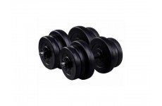 Гантели RN-Sport ABS 2 по 20 кг с амортизирующим покрытием