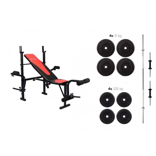 Набор Premium 39,5 кг со скамьей HS-1055