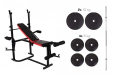 Набор Premium 48 кг со скамьей HS-1020