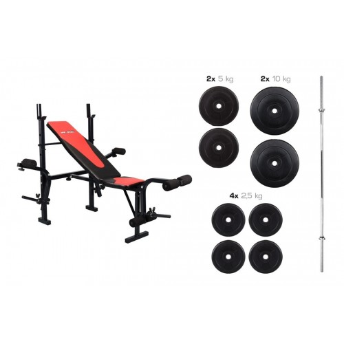 Набор Premium 48 кг со скамьей HS-1055