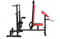 Набор Strong 167 кг со скамьей HS-1075 с тягой и партой
