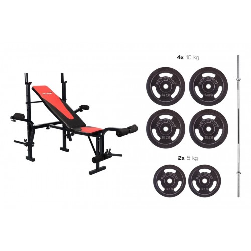 Набор Strong 61 кг со скамьей HS-1055