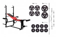 Набор Strong 84 кг со скамьей HS-1070