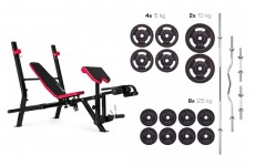 Набор Strong 84 кг со скамьей HS-1090