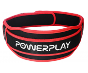 Пояс для тяжелой атлетики PowerPlay 5545 Черно-Красный (Неопрен)