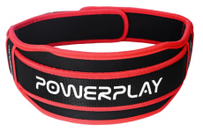 Пояс для тяжелой атлетики PowerPlay 5545 Черно-Красный (Неопрен)