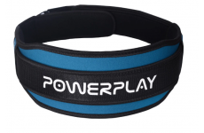 Пояс для тяжелой атлетики PowerPlay 5545 Сине-Черный (Неопрен)