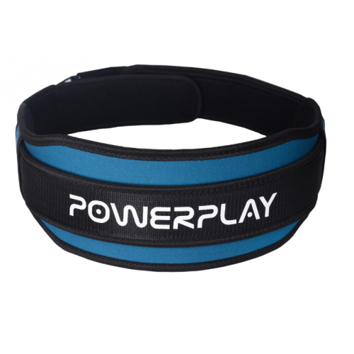 Пояс для тяжелой атлетики PowerPlay 5545 Сине-Черный (Неопрен)