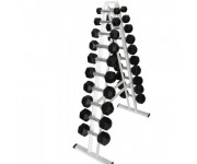 Гантельный ряд Newt profi от 1 кг до 10 кг со стойкой
