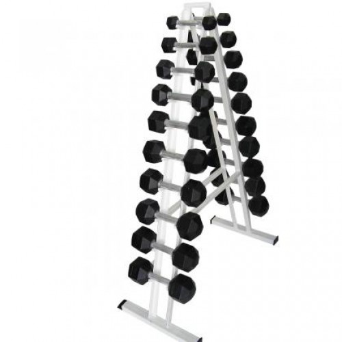 Гантельный ряд Newt profi от 1 кг до 10 кг со стойкой