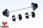 Plenergy 9142 Штанга + гантели Plenergy 72 кг фото